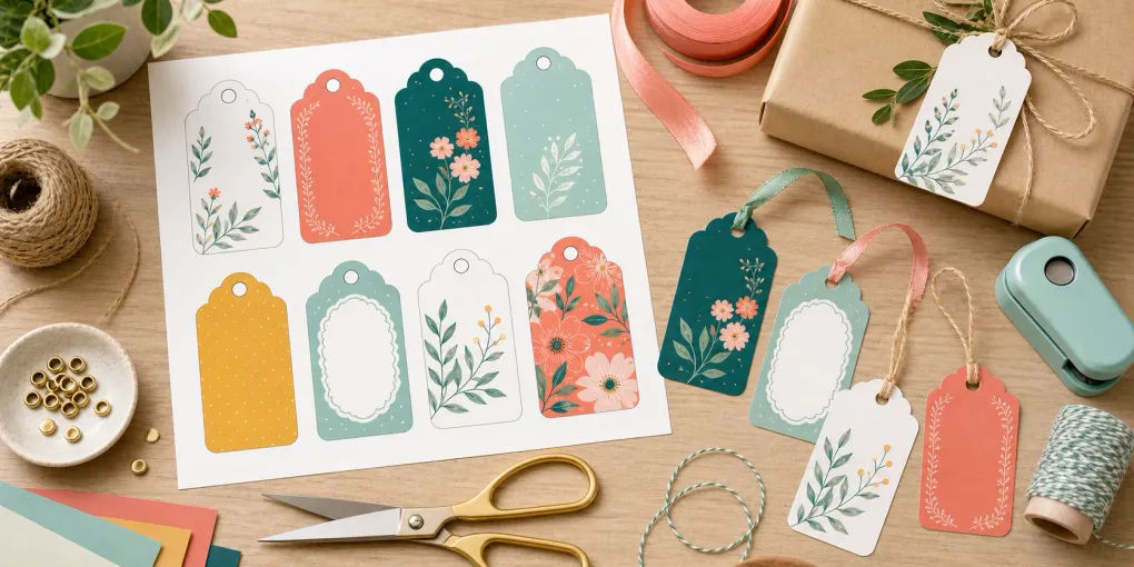 Free Printable Gift Tags: How to Make Custom Ones at Home in Seconds