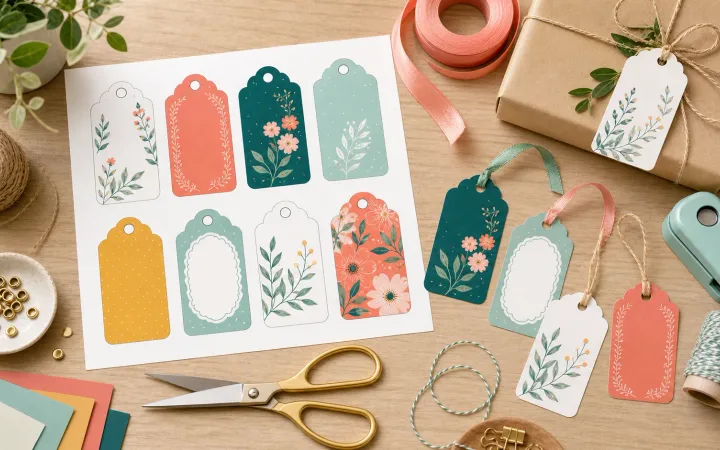Free Printable Gift Tags: How to Make Custom Ones at Home in Seconds