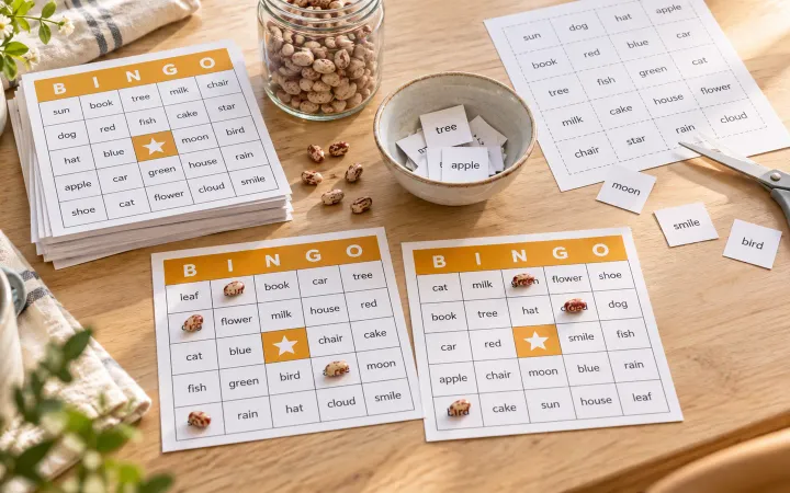 Bingokarten selber machen: Wörter, Anzahl & Gewinnchancen